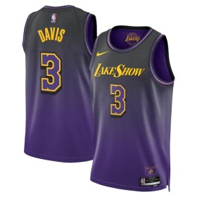 NBA Mænd Trøje Los Angeles Lakers Anthony Davis 2024-25 Nike City Edition Lilla Swingman